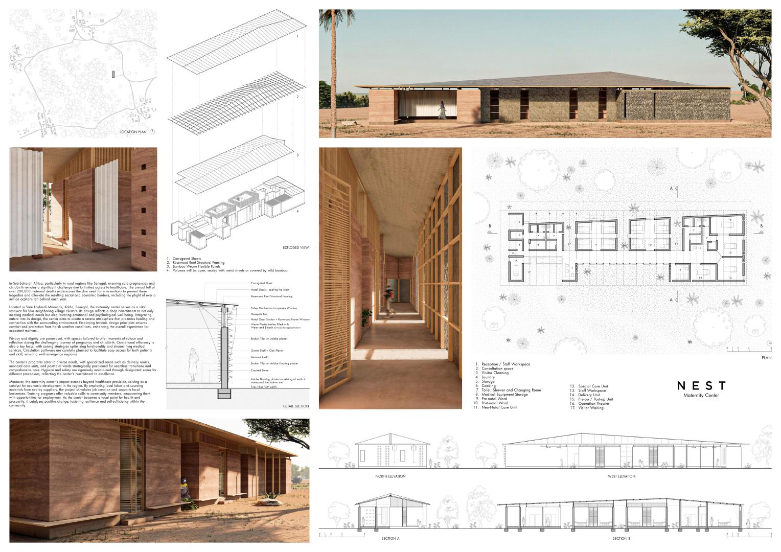 winning projects finalist kaira looro 2024 Maternity Centre africa Balouo Salo 